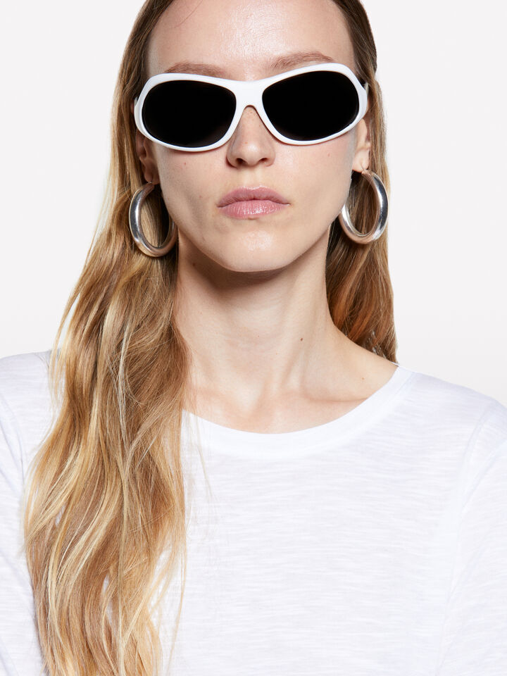 White long sleeve t-shirt - women's long sleeve t-shirts - White | Sisley image number 4